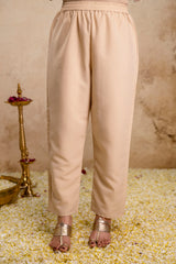 Women’s Chanderi Embroidered Kurta Pant Set with Chinon Dupatta