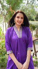 Premium Embroidered Anarkali Kurta with Pant & Dupatta for Women